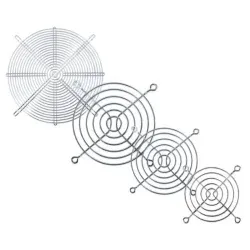 40mm 50mm 200mm Stainless Steel Chrome Metal Fan Guard