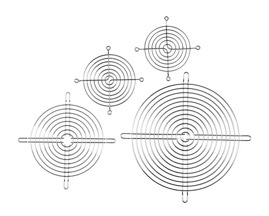 Axial Fan Net Cover Stainless Steel Protective Net Cover Electrical Protective Net Cover