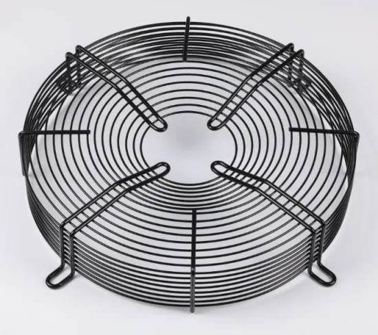 Custom External Rotor Fan Guard Protector Black Metal Guard Fan Guard Mesh Net Cover Air Conditioner Fan Guard Grills