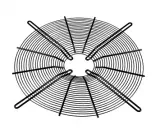 OEM Coated 304 Stainless Steel Fan Guard with Gasket