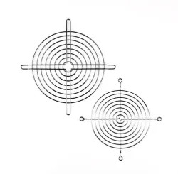 OEM Industrial Metal Fan Guard Powder Coated Wire Fan Guards