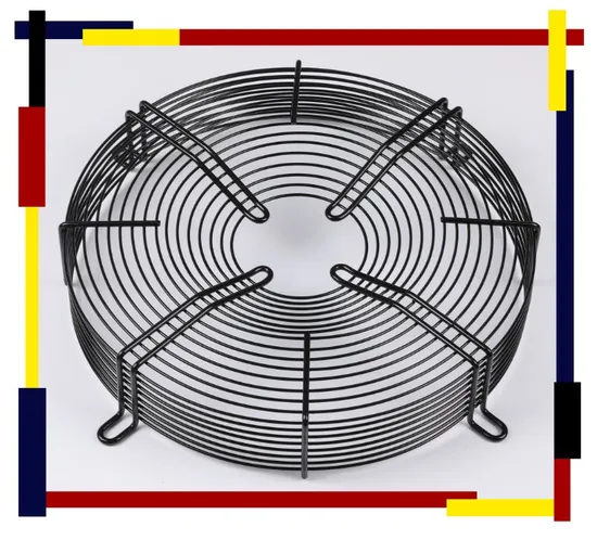 Outer Rotor Black Wire Metal Fan Guard 200-800mm Diameter