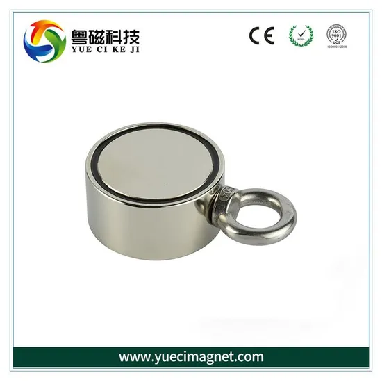 2025 N52 Neodymium Magnet Chinese Factory Direct Sale N35 Industrial Permanent NdFeB Fishing Magnet Hook Cheap Magnetic Material