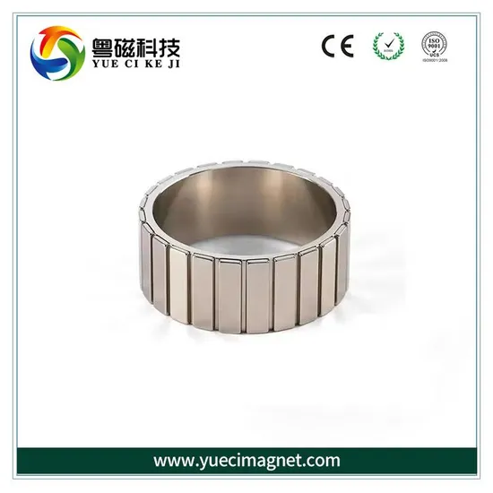 Arc Neodymium Magnets for Alternator N52 Arc Neodymium Magnets One Side Flat One Side C N54 Arc Neodymium Segment Magnet