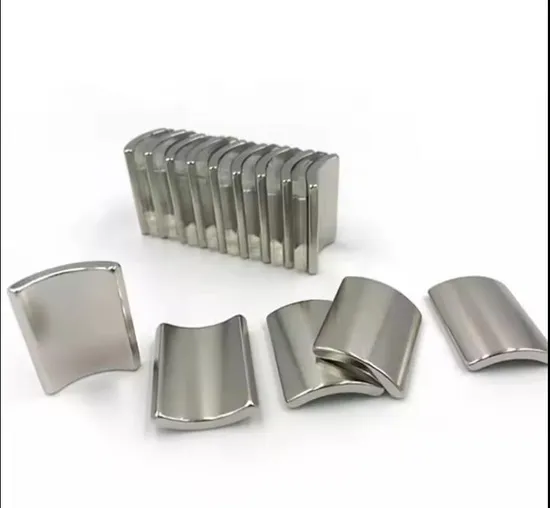 China Neodymium 6 Arc Segment Magnets Assemble to Circle