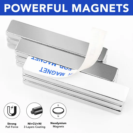 China Wholesale Bar NdFeB Magnet Manufacturer Rare Earth Magnets Rectangle Neodymium