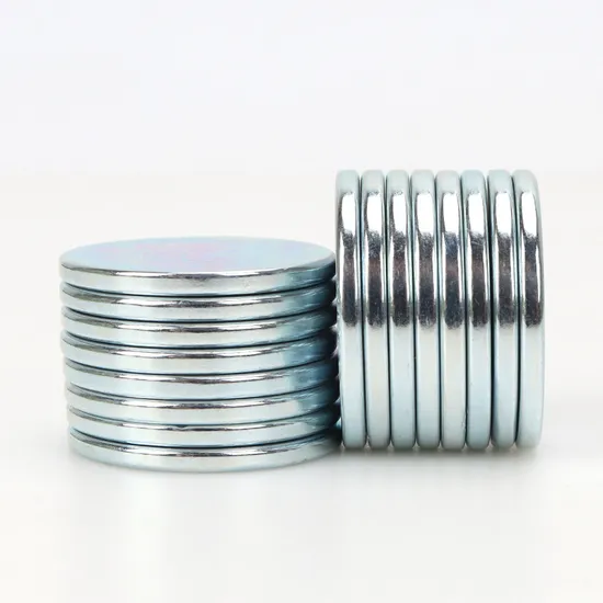 Customized Round Disc NdFeB Rare Earth Permanent Cylinder Neodymium Magnet