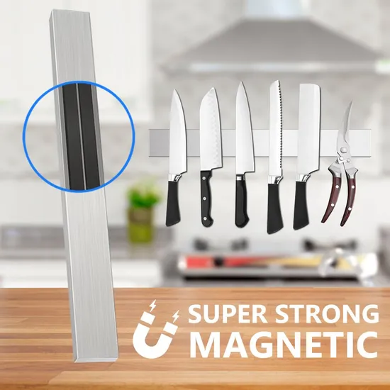 Modern Innovation Durable Bar Stainless Steel Magnetic Knife Holder