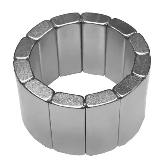 N52 Grade High Performance Customization Permanent Neodymium Arc Magnets Strong Curved Magnets