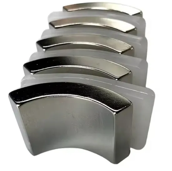 Samples Available Segment Shape Custom Grade Permanent NdFeB Arc Magnet