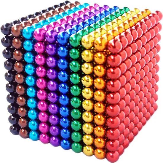 China Magnet Supplier Multi-Size Colorful Round Neodymium Magnetic Balls Strong Rare Earth Cubes Magnetic Balls for Sale