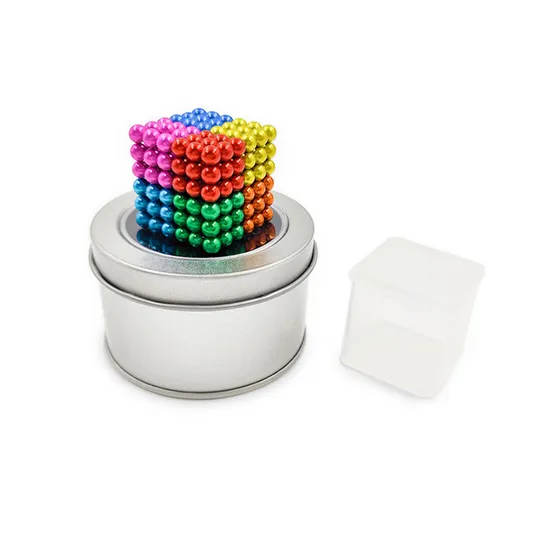 Color Magnetic Kids Magnetic Colorful Neodymium Magnet Stick and Balls Education Toys in Stock