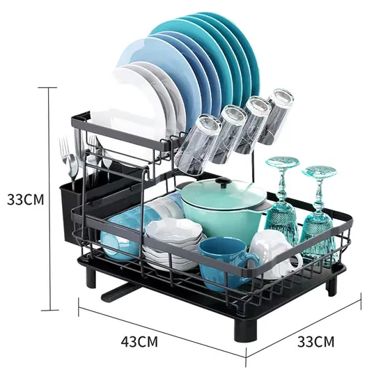 Customizable Kitchen Desktop Tidy Storage / Storage Rack / Bowl Rack / Spice Rack / Clutter Basket