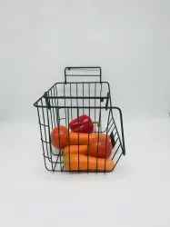 Customized Metal Wire Fruit Bowl Storage Basket for Kitchen Organization