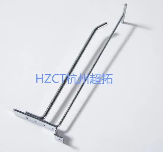 Factory OEM Square Tube Hook Supermarket Bar Display Stand