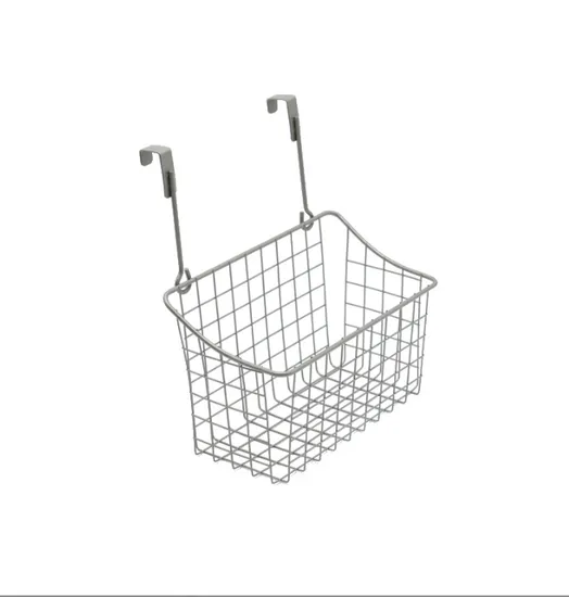 High-Quality Household Kitchen Living Room Bathroom Metal Hanging Wall Storage Basket