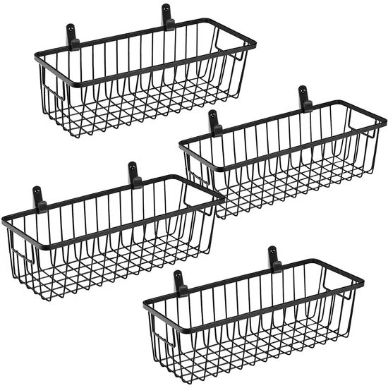 Home Living Room Kitchen Sundry Storage Basket Storage Rack Metal Storage Basket