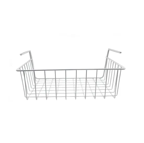 Iron Storage Cloth Desktop Snack Iron Shelf Dormitory Organizer Baskets