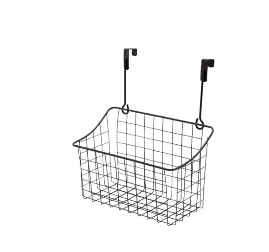 Kitchen Bathroom Multi-Functional Wall Hanging Large Capacity Metal Storage Basket