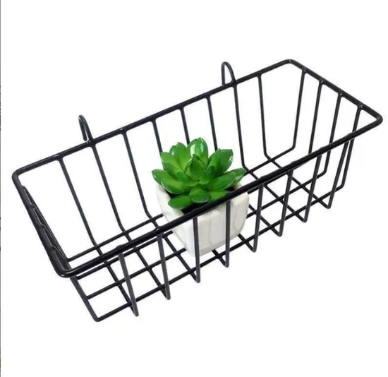 Kitchen Bathroom Multi-Functional Wall Hanging Large Capacity Metal Storage Basket