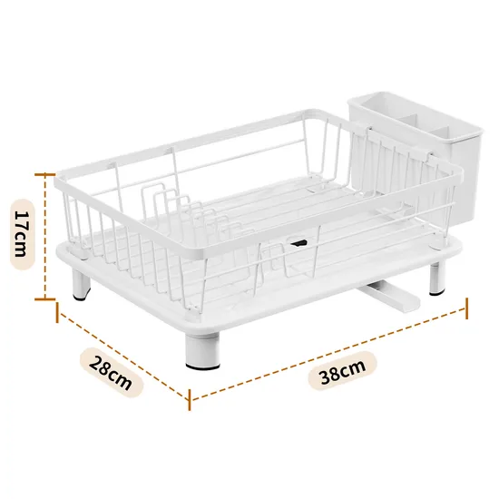 Kitchen Dish Drain Rack Household Countertop Dish Storage Rack Removable Sink Side Dish Storage Basket