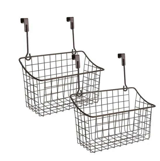 Large Shopping Malls Supermarket Storage Simple and Convenient Metal Shelves Metal Basket