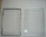 Metal Wire Supermarket Shopping Basket with Metal Handle