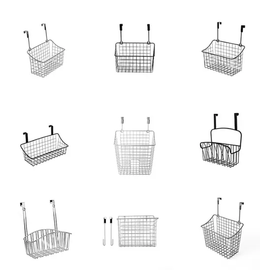 Multi-Functional Kitchen Vegetable Storage Rack Fruit Storage Rack Perforation-Free Storage Rack Storage Basket