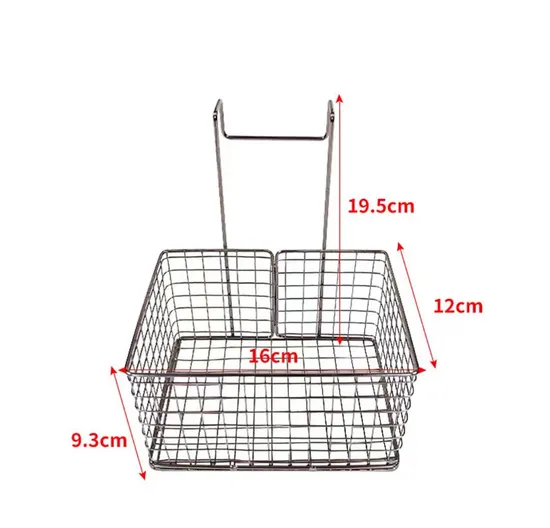 Multifunctional Stainless Steel Hanging & Vegetable Drainer Basket for Storage