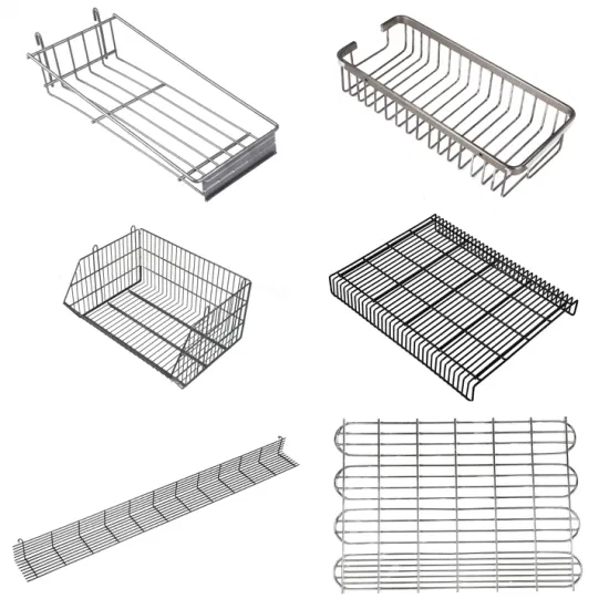 Multipurpose Storage Stainless Steel Metal Baskets Tray Fruit Wire Mesh Baskets