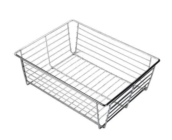 OEM High Quality Metal Wire Basket Frame Rack Kitchen Storage Shelf