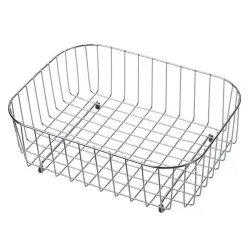 OEM High Quality Zinc Finish Boutiques Wire Basket Metal Rectangular Shape Stainless Steel Bread Basket