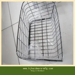 OEM Metal Wire Storage Organizer White Vegetable Storage Basket