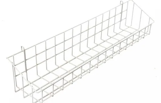 OEM Metal Wire Storage Organizer White Vegetable Storage Basket