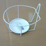 OEM Metal Wired White Coated Balcony Baskets