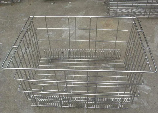 OEM Stainless Steel Wire Mesh Basket / Net Basket