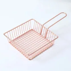 OEM Stainless Steel Wire Mesh Fry Basket