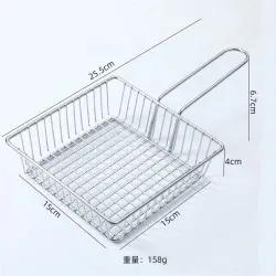 OEM Stainless Steel Wire Mesh Fry Basket