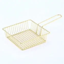 OEM Stainless Steel Wire Mesh Fry Basket