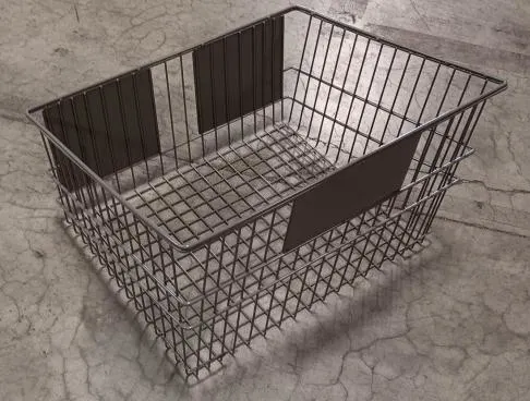 OEM Supermarket Wire Baskets Steel Mesh Supermaket Baskets