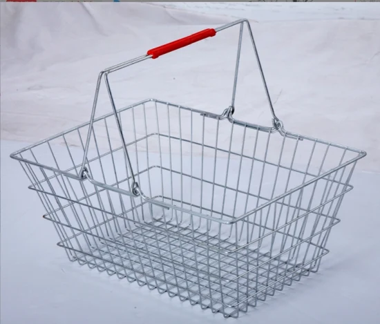 Portable Supermarket Shopping Basket Hand Basket