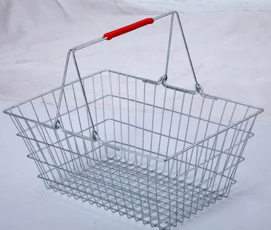 Portable Supermarket Shopping Basket Hand Basket