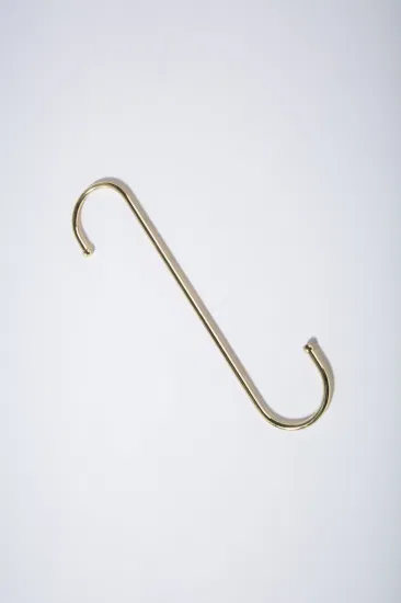 Sliver Metal Hook, Stainless Steel Small Metal Twisted S Hook