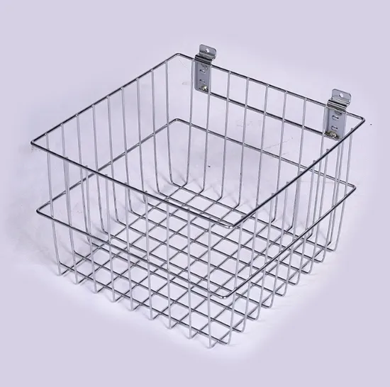 Wire Storage Small Frame Chrome Rack Home Document Storage Household Baskets