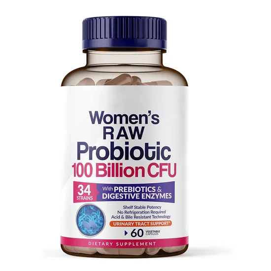 Digestive Support Gut Health Prebiotic Pills 100 Billion Cfus Women Probiotic Capsules