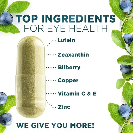 OEM Eye Health Care Lutein Mineral Supplement Eye Vitamin Capsule