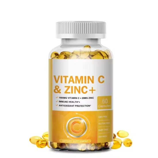 OEM/ODM Natural Organic Vitamins Supplement to Improve Immunity Vitamin-C Soft Capsules