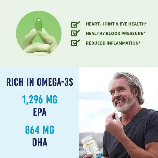 OEM/ODM Omega 3 Supports Heart Health and Strengthens Joints Supplement Omega 3 Fish Oil Capsules