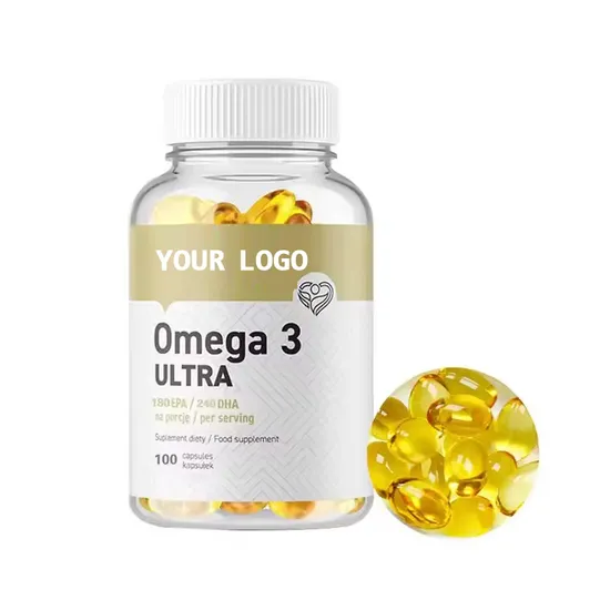 OEM/ODM Omega 3 Supports Heart Health and Strengthens Joints Supplement Omega 3 Fish Oil Capsules