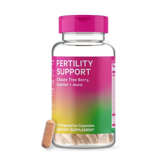 Support Hormone Balance Chasteberry & Inositol Supplement Vitamins Fertility Capsules for Women